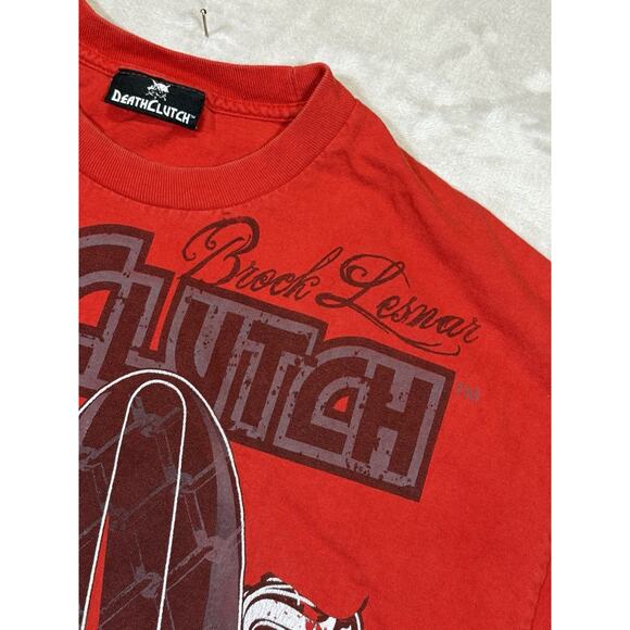 Death Clutch Y2K Brock Lesnar 100 UFC Mall Goth Graphic T-Shirt Grunge Punk 2XL - Picture 3 of 8